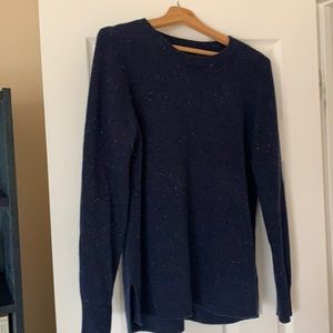 Blue cashmere halogen sweater